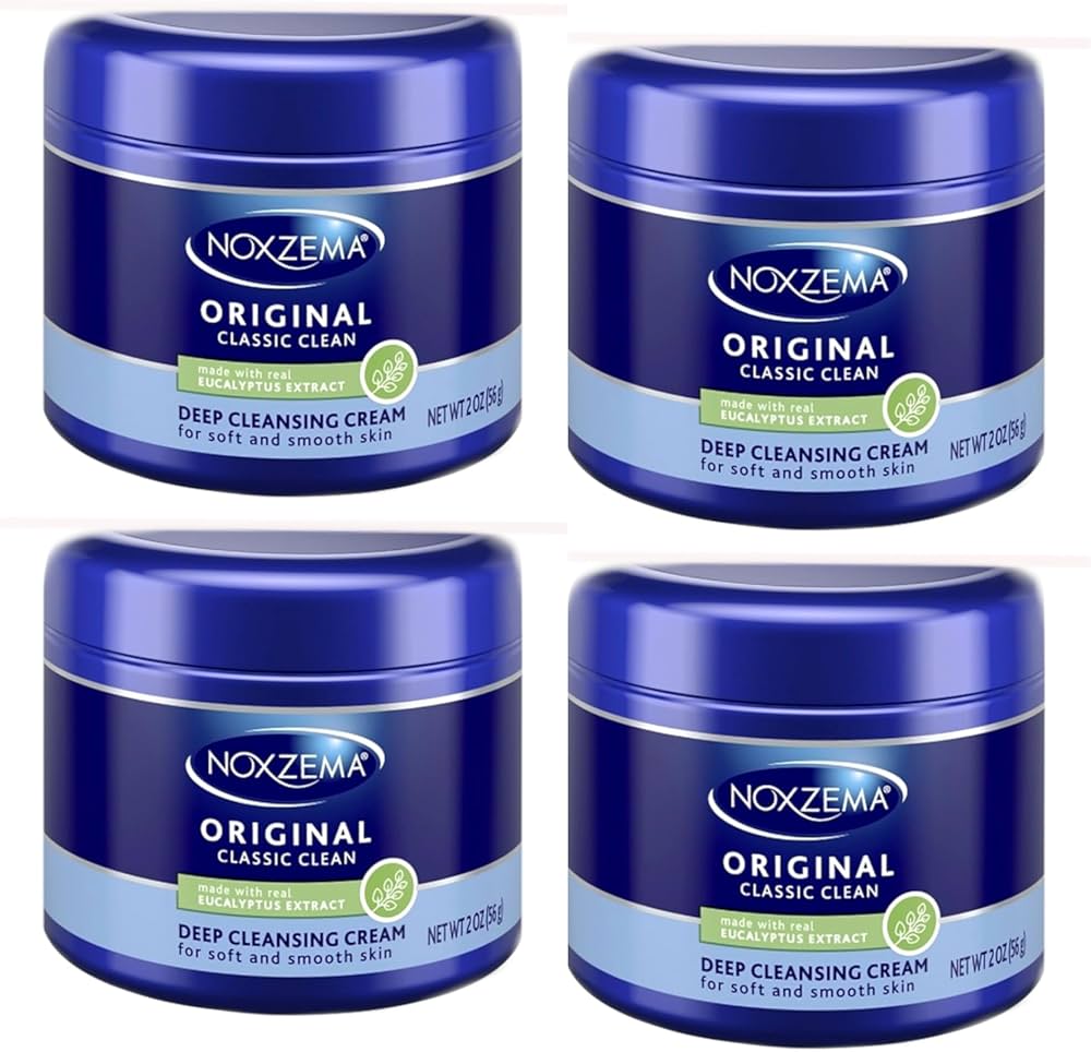 Amazon.com: Noxzema Original Deep Cleansing Cream 2 oz (Pack of 4