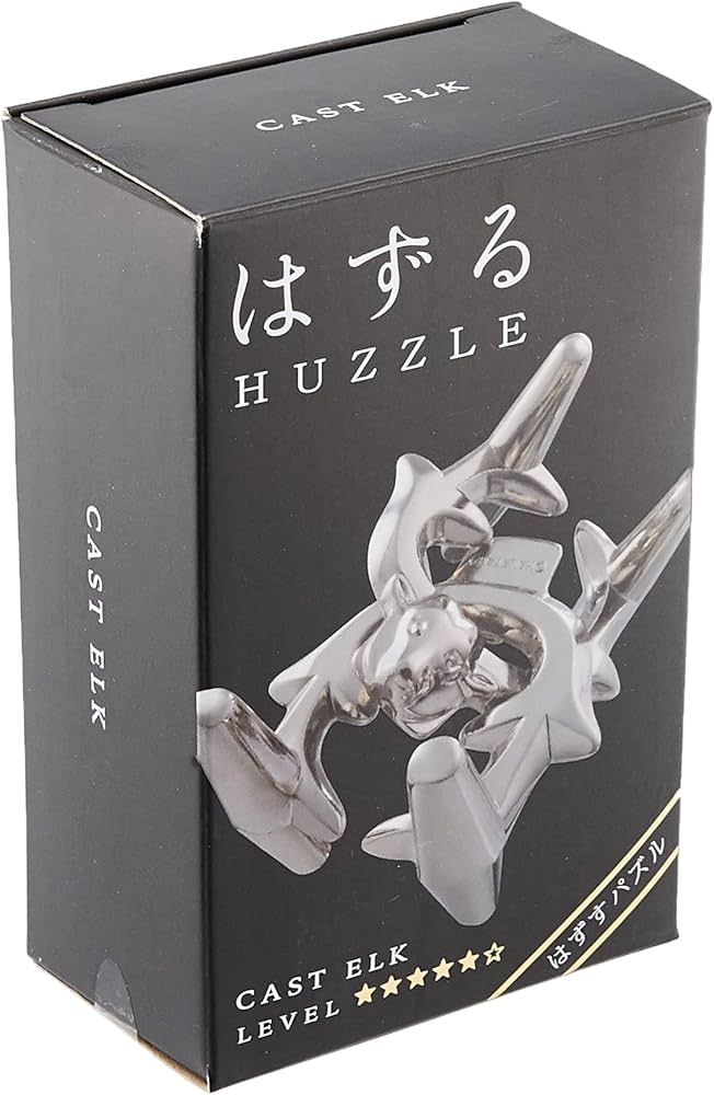 Amazon.com: Hanayama The cast Elk Caused Difficulty Level 5 : Toys