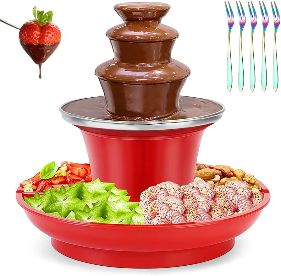 Amazon.co.jp: チョコレートファウンテン ミニ 家庭用 3段