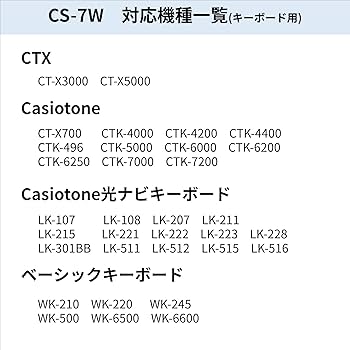 Amazon | カシオ (CASIO) 純正 スタンド CS-7W | キーボードスタンド