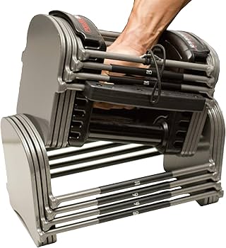 Amazon | パワーブロック SP50 (23kg×2) 可変式ダンベル 9段階(約5