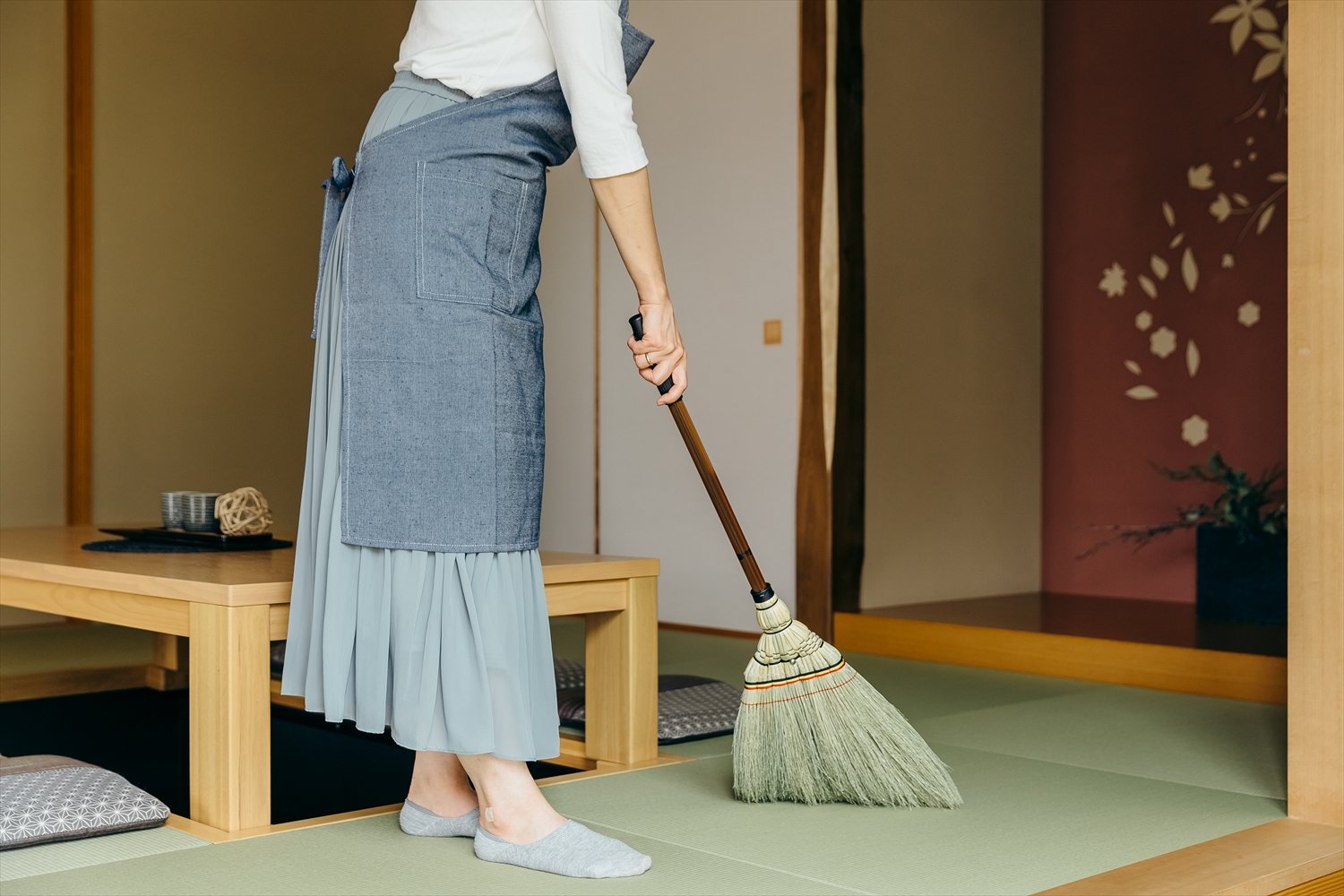 Amazon.co.jp: 山崎産業(Yamazaki Sangyo) ほうき 座敷 屋内 大工箒 短