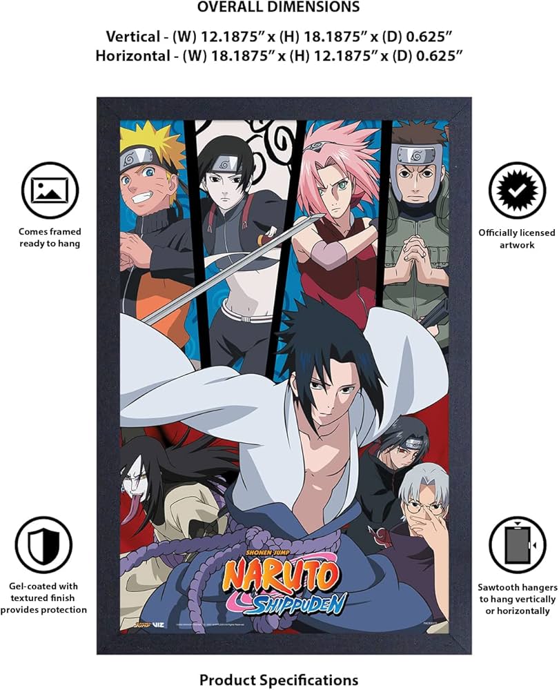 Amazon.co.jp: ピラミッドアメリカ ナルト ポスター - NARUTO - ナルト