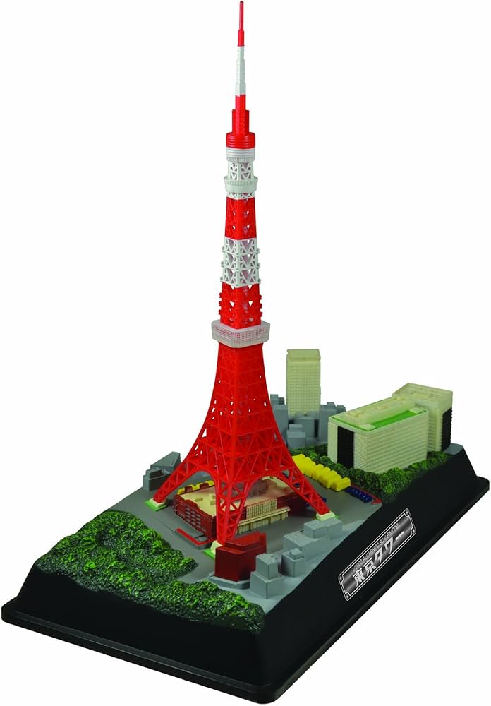 Amazon | 童友社 1/2000 タワーシリーズ 東京タワー LEDライト付 彩色