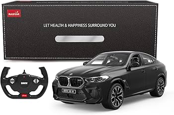 Rastar BMW X6 M RC Car 1/14 Scale Remote Control Toy for Kids, 2.4