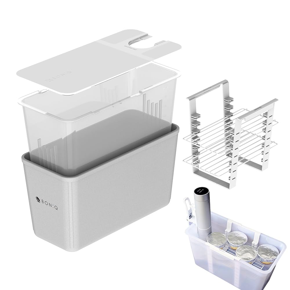 低温調理器と専用容器 THANKO 低温調理器 × 専用ケース11L ステンレス