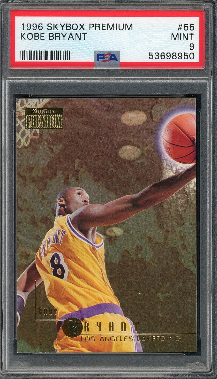 Amazon.com: Kobe Bryant 1996 Skybox Premium Basketball Rookie Card