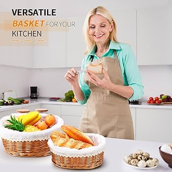 Amazon.co.jp: Ziliny 2セット 11インチ 12インチ 籐製ブレッド