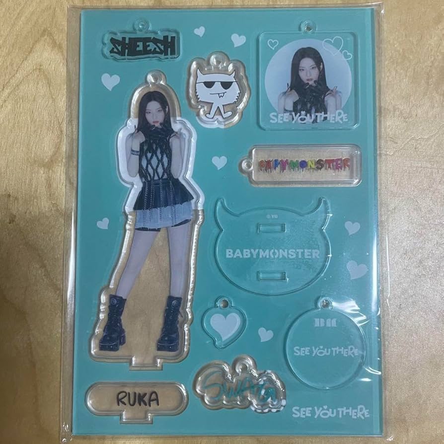 Amazon.co.jp: BABYMONSTER ペンミ MD DIYアクリルキット ルカ E