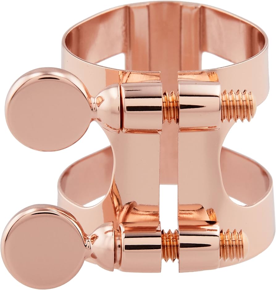 Amazon | ボナード E♭クラリネット リガチャー 逆締め ピンクゴールド