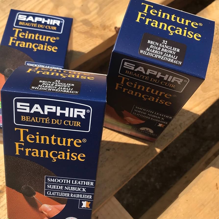 Amazon.com: Saphir Teinture Francaise Leather Dye 50ml - Dark