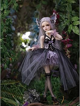 Amazon | 球体関節人形 1/4 BJDドール フルセット メイク済み ドレス風