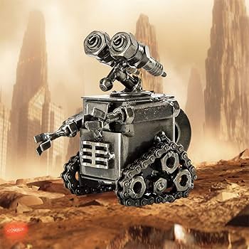 Amazon.co.jp: KALIFANO Wall Eインスパイアード リサイクルメタル彫刻