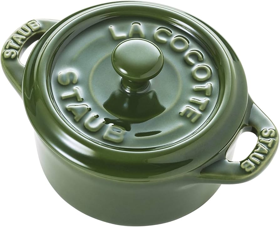Amazon.com: Staub Cocotte Ceramic Green 40510 – 787 10 cm: Home