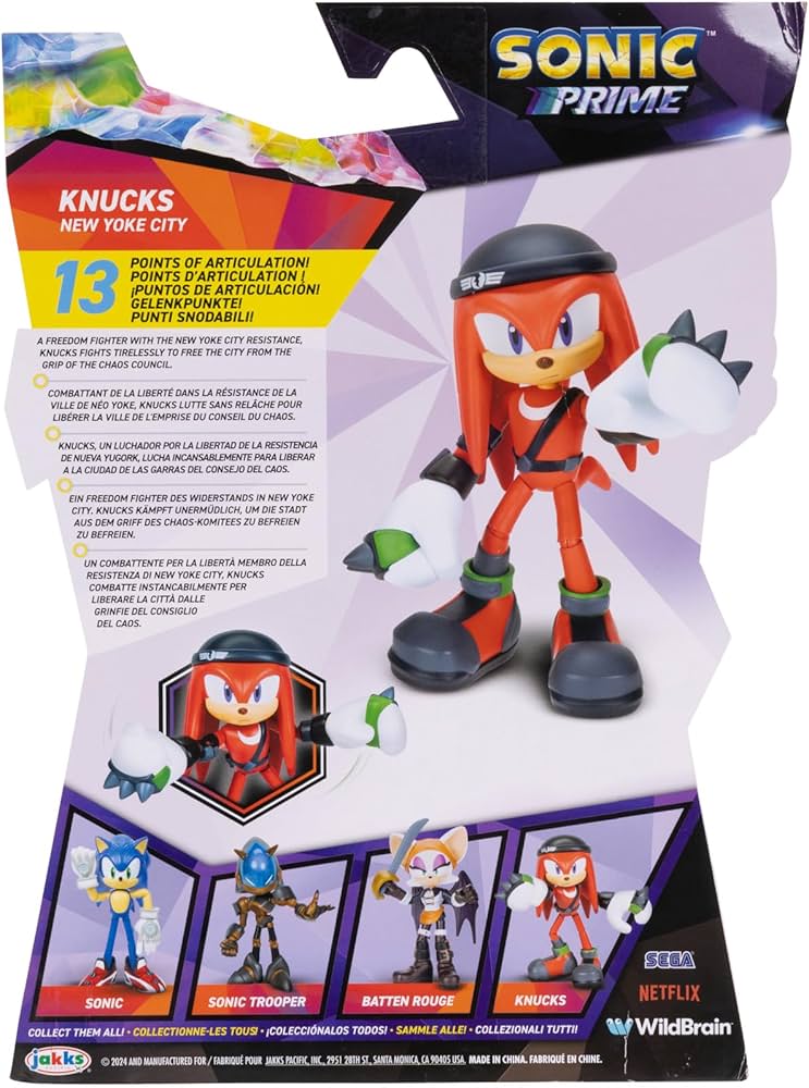 Amazon.co.jp: ソニック ザ ヘッジホッグ プライム 12.7 cm ナックルズ