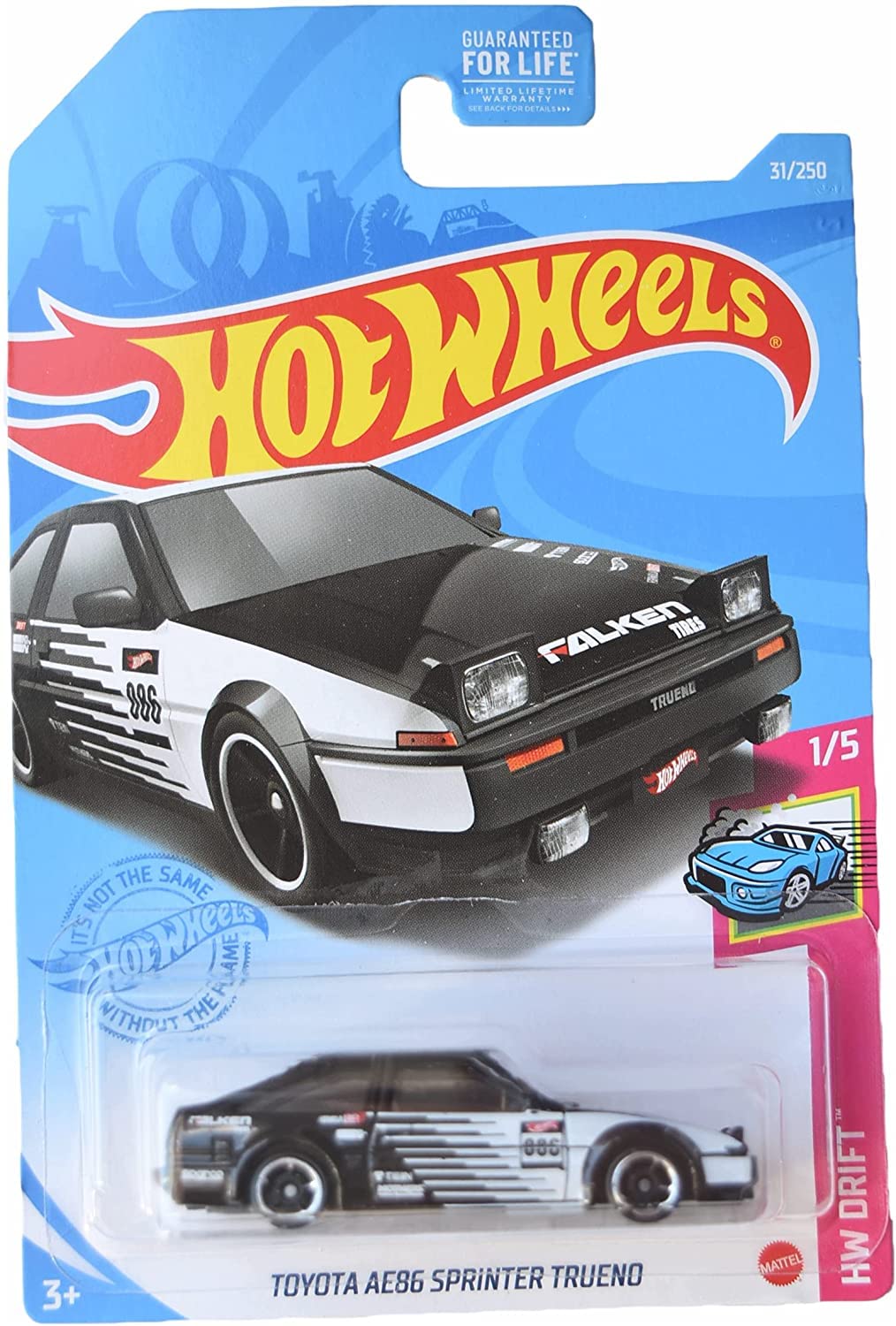 Amazon.com: Hot Wheels Toyota AE86 Sprinter Trueno, [Black] 31/250
