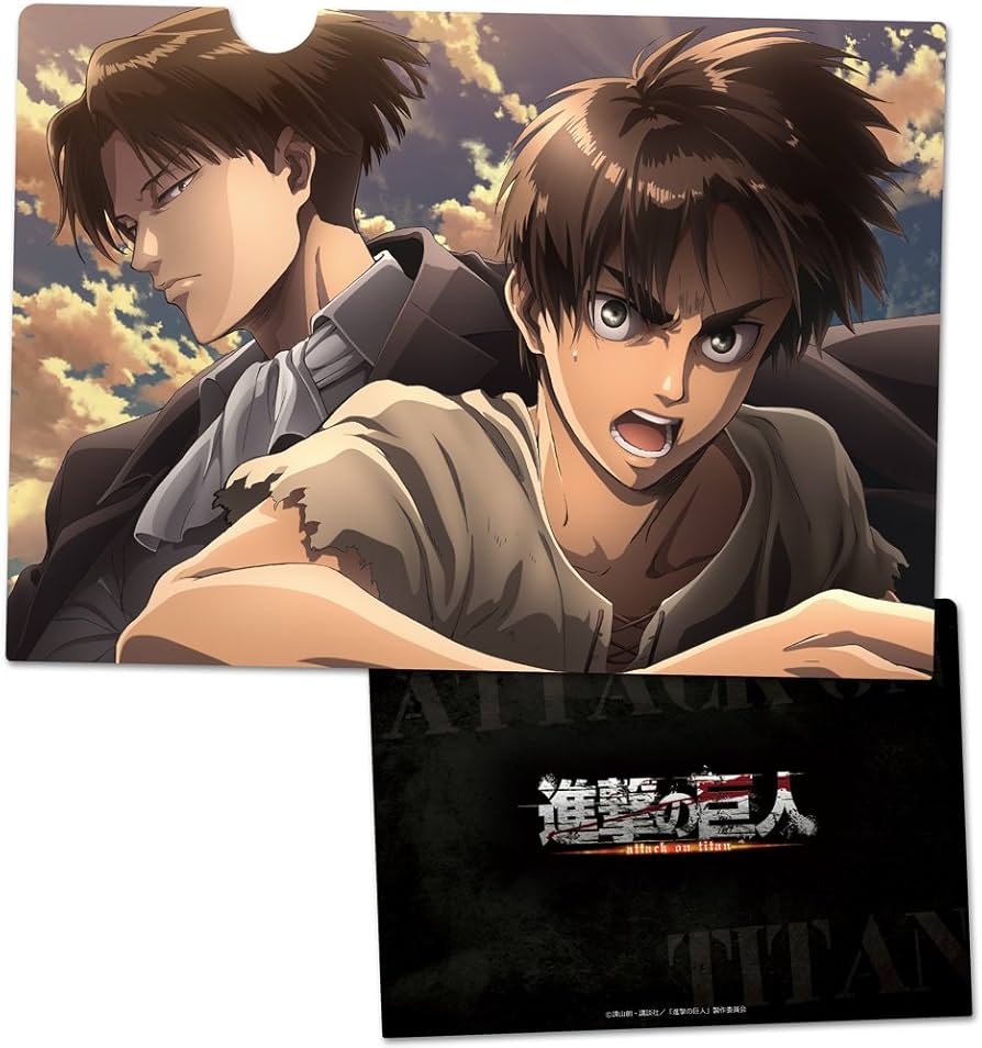 Amazon.co.jp: 進撃の巨人 クリアファイルH[エレン＆リヴァイ] : ホビー