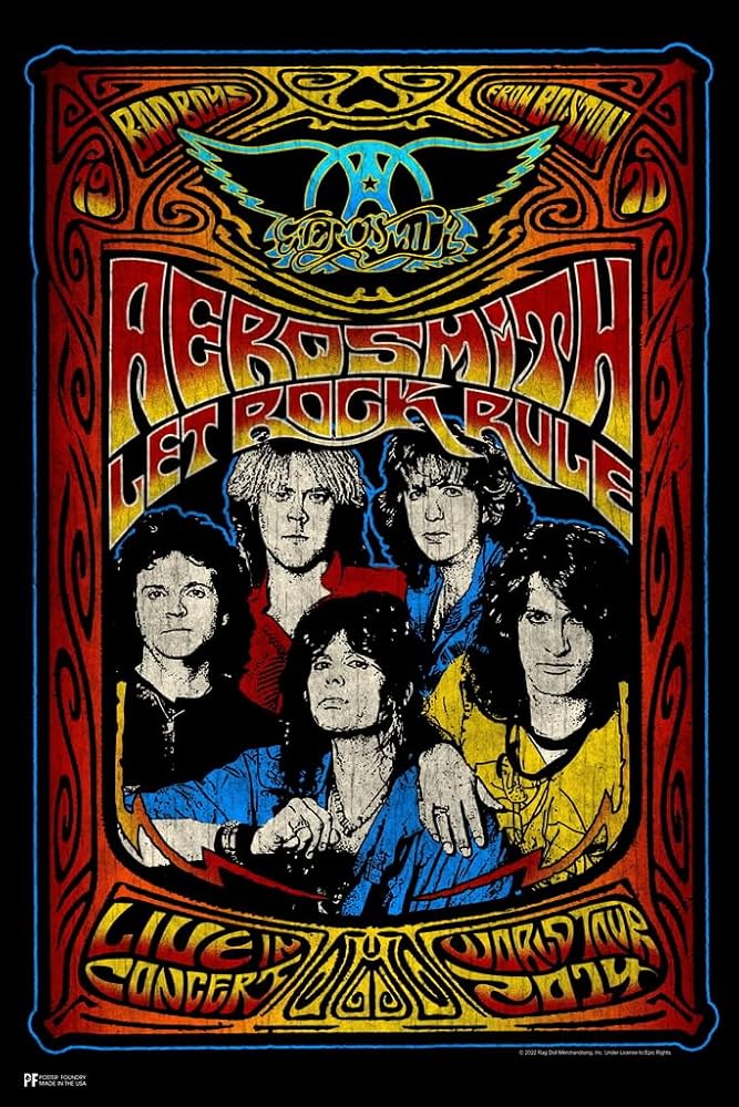 Amazon.co.jp: Aerosmith ミュージックバンド コンサートポスター
