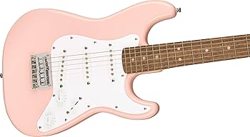 Amazon.com: Fender Squier 3/4-Size Kids Mini Strat Electric Guitar