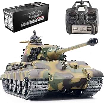 Amazon.co.jp: GKSCXEXE ラジコン 戦車 おもちゃ ドイツ陸軍重戦車