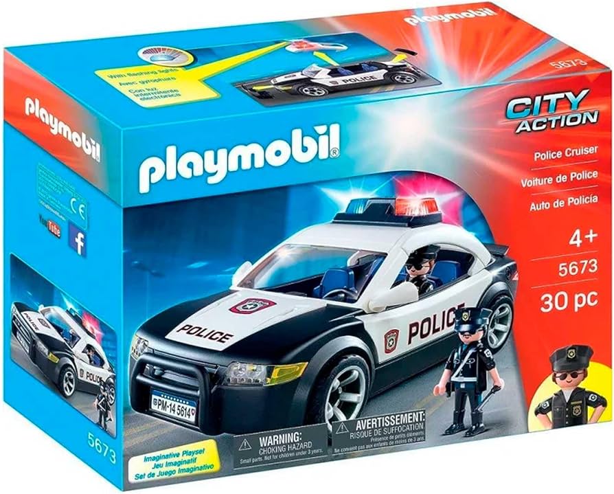 Amazon.co.jp: PLAYMOBIL Police Cruiser Playset : おもちゃ