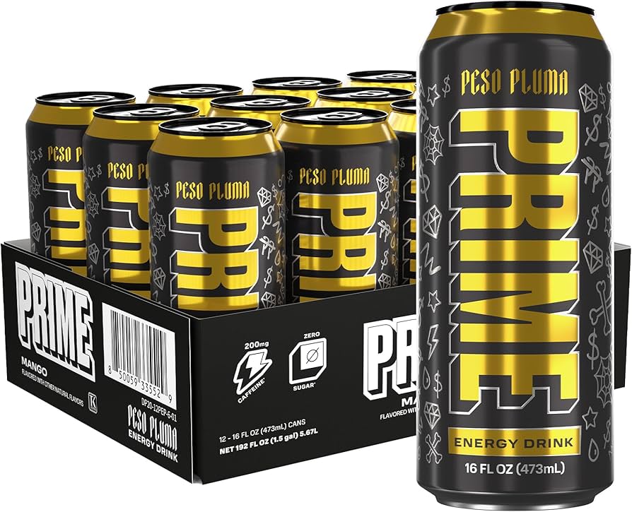 Amazon.com : PRIME Energy PESO PLUMA, Sugar Free Energy Drink
