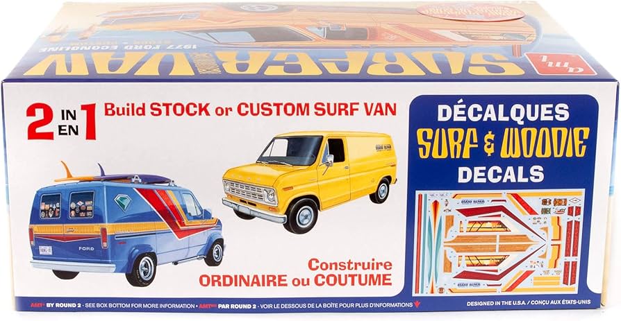 Amazon | AMT 1/25 サーファーバン 1977 フォード・エコノライン
