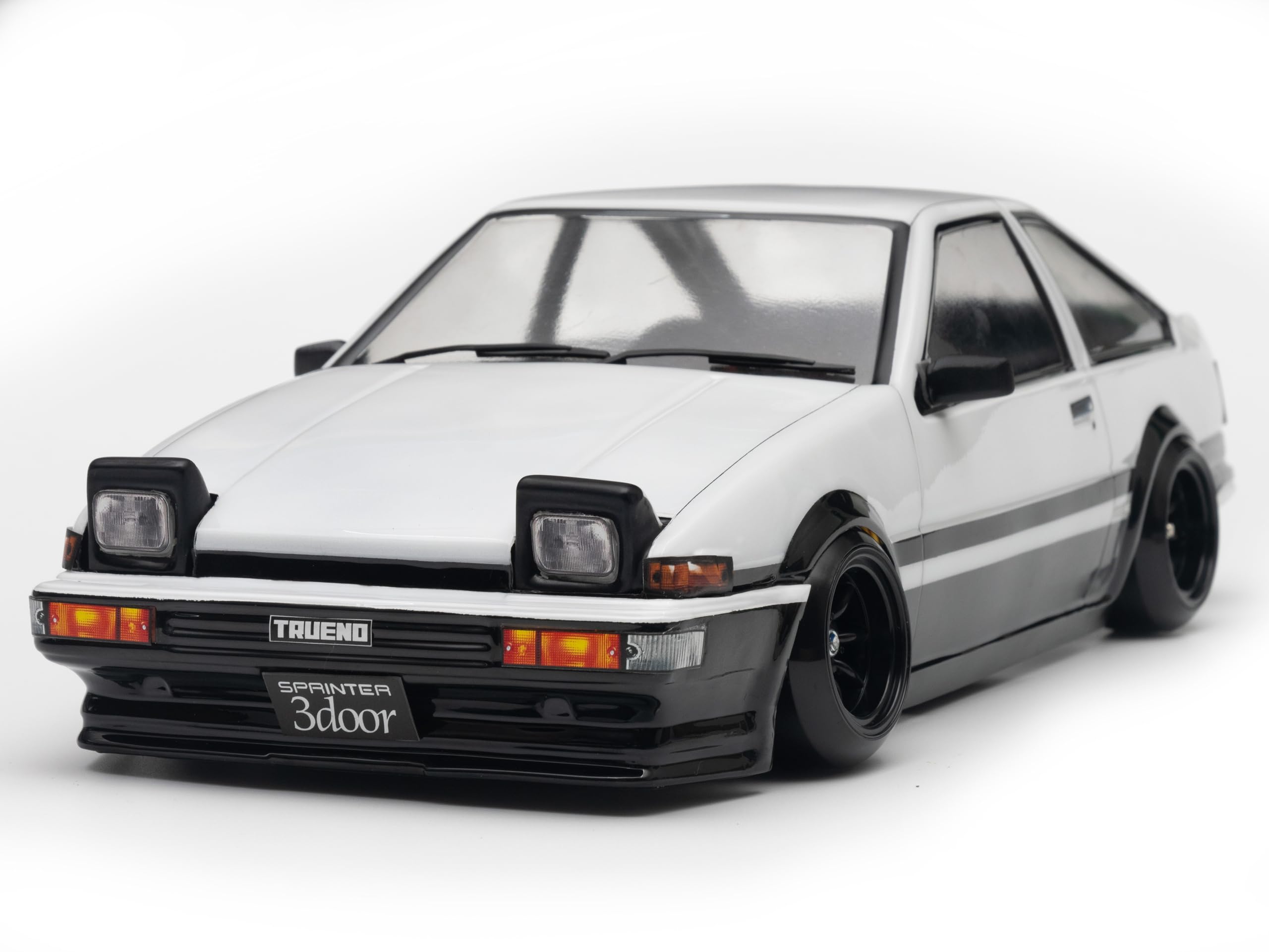 Amazon | 1/10 AE86 トレノ Mシャーシ用 ボディ未塗装 | ラジコン