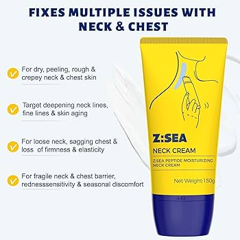 Amazon.com: Z:SEA Neck Firming Cream with Roller, Anti-Aging Neck