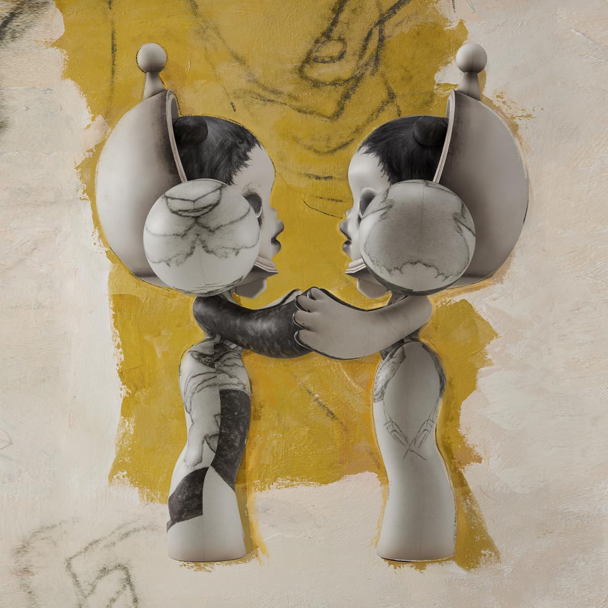 Amazon.co.jp: POP MART MEGA α SKULLPANDA 400% Egon Schiele : おもちゃ