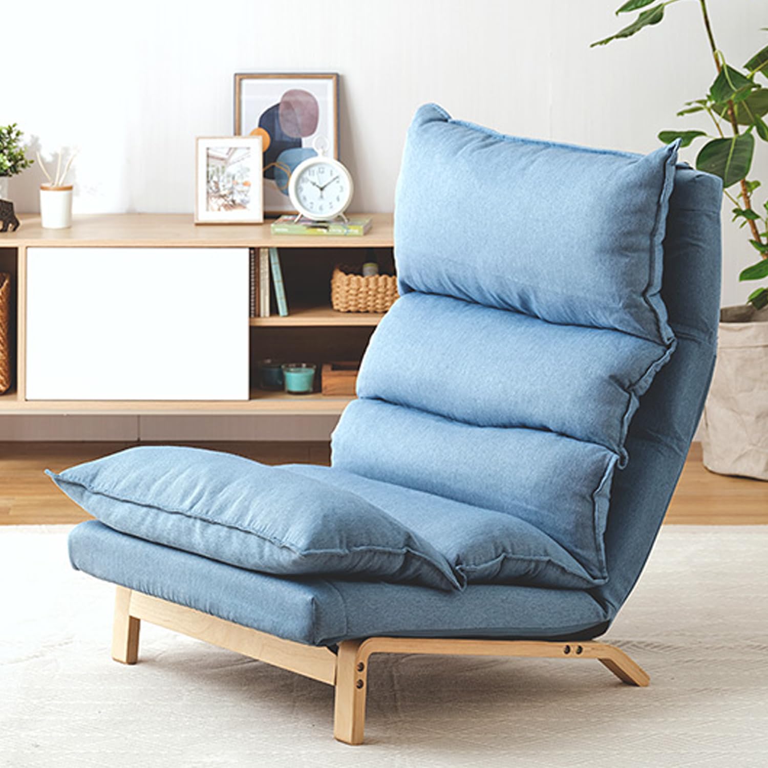 Amazon.co.jp: ドウシシャ ふわふわリラックスチェア 1人掛け ソファ 2