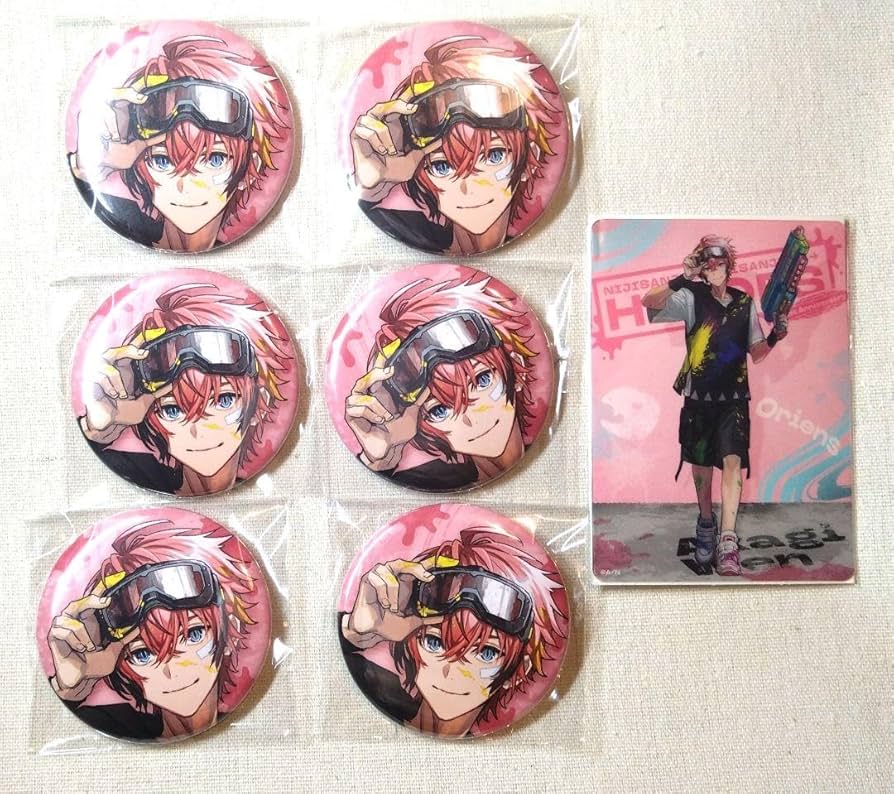 おでかけ オリエンス Oriens にじさんじ 赤城ウェン 缶バ 缶バッジ に