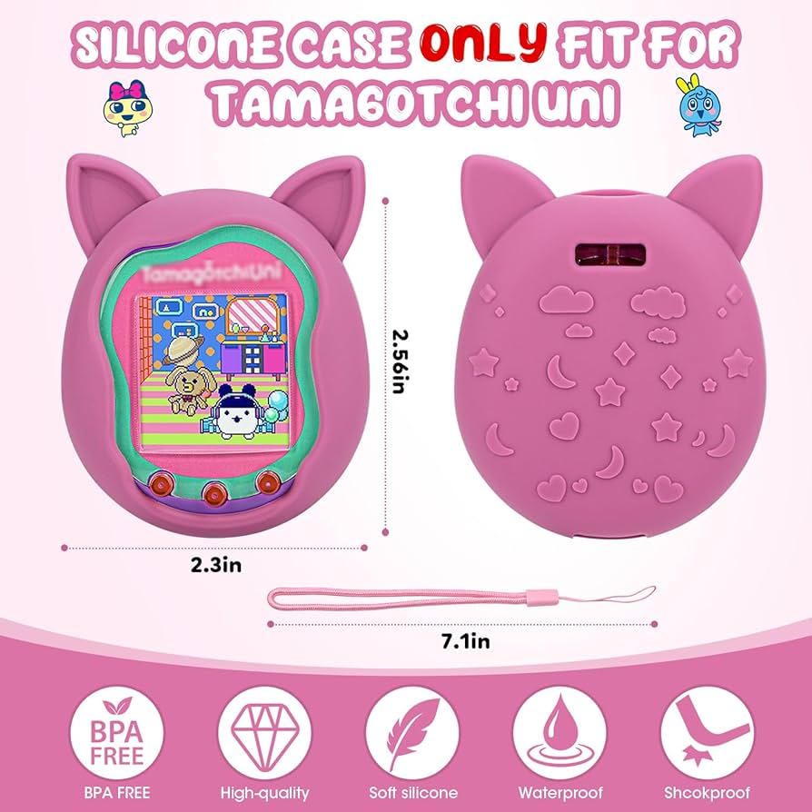 Amazon.com: Winceed Silicone Case for Tamagotchi Uni, Protective