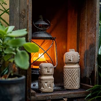 Amazon.co.jp: 石像 オブジェ 庭 置物 石彫り ミニチュア 人形 面白い