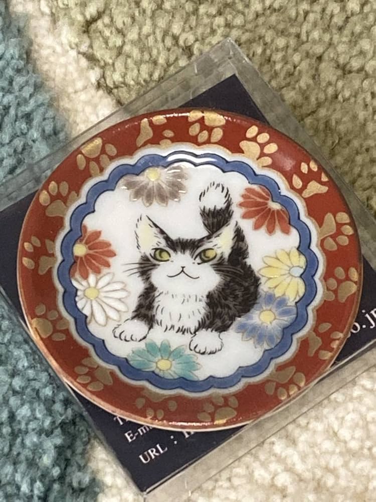 Amazon | わちふぃーるど ダヤン 九谷焼姫皿 台湾 | ノーブランド品