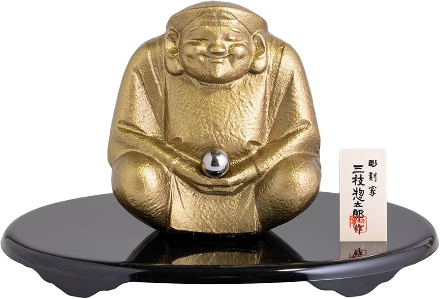 Amazon.co.jp: 宝珠 大黒天 日展彫刻家 三枝惣太郎 原型＿仏像 置物