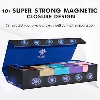 Amazon.co.jp: ZLCA カードデッキボックス プレイマット付き MTG TCG用