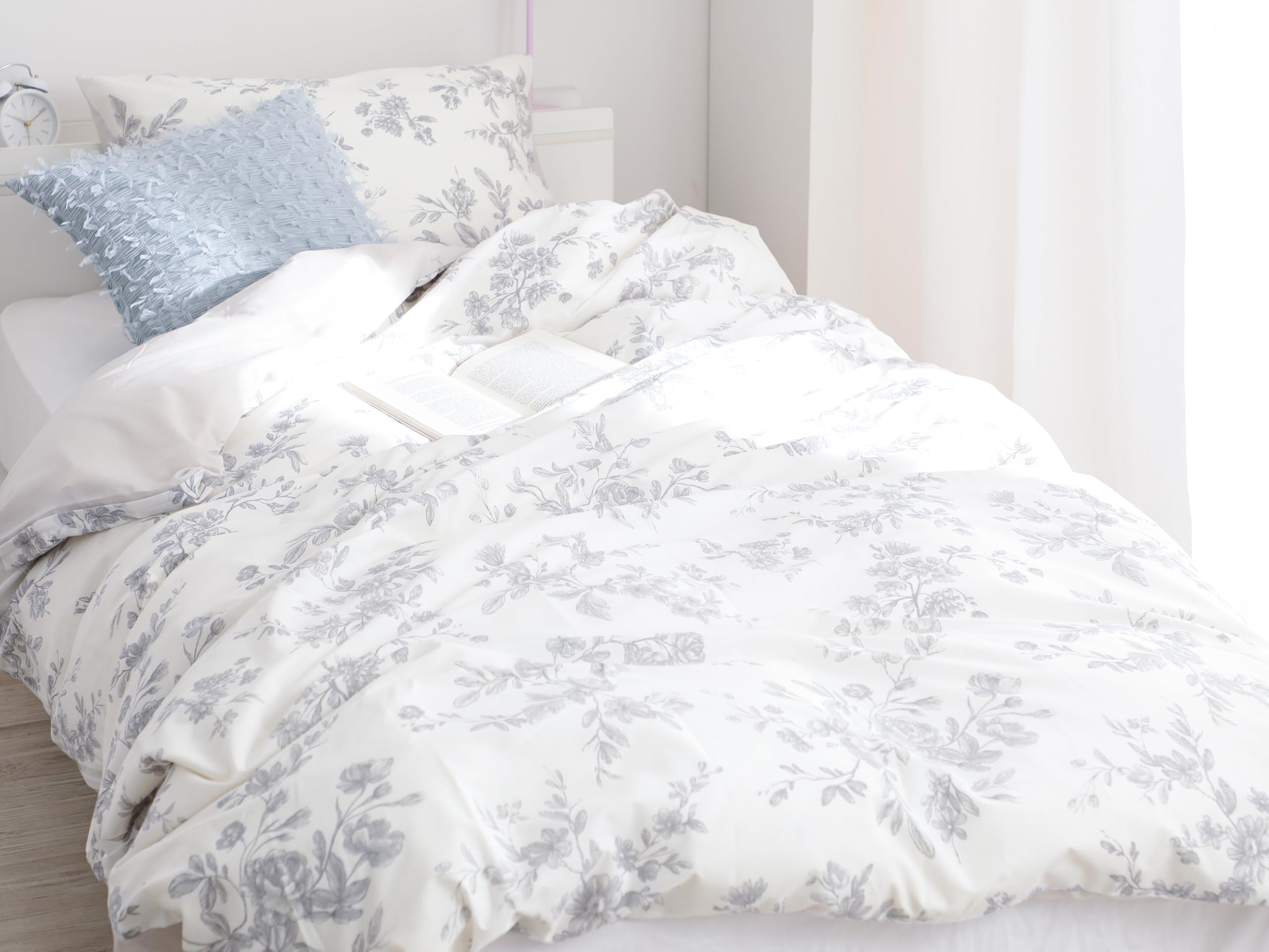 Amazon｜Francfranc フランフラン クラシックフラワー 掛け布団カバー