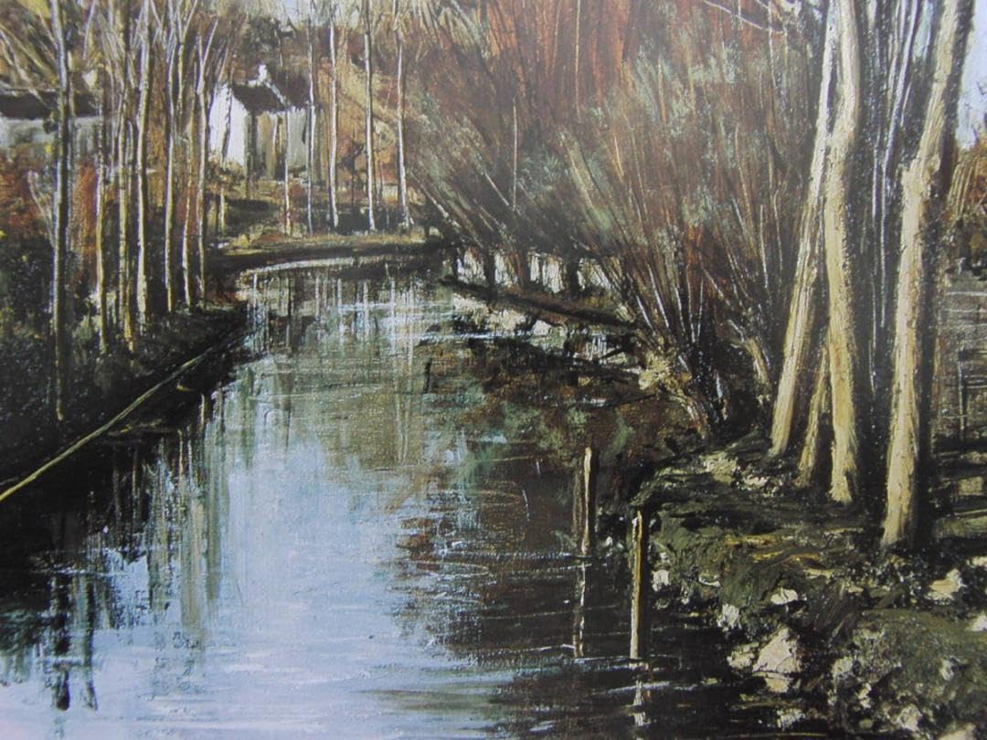 Amazon.co.jp: ベルナールビュッフェ「Environs de Cher」画集の額装画