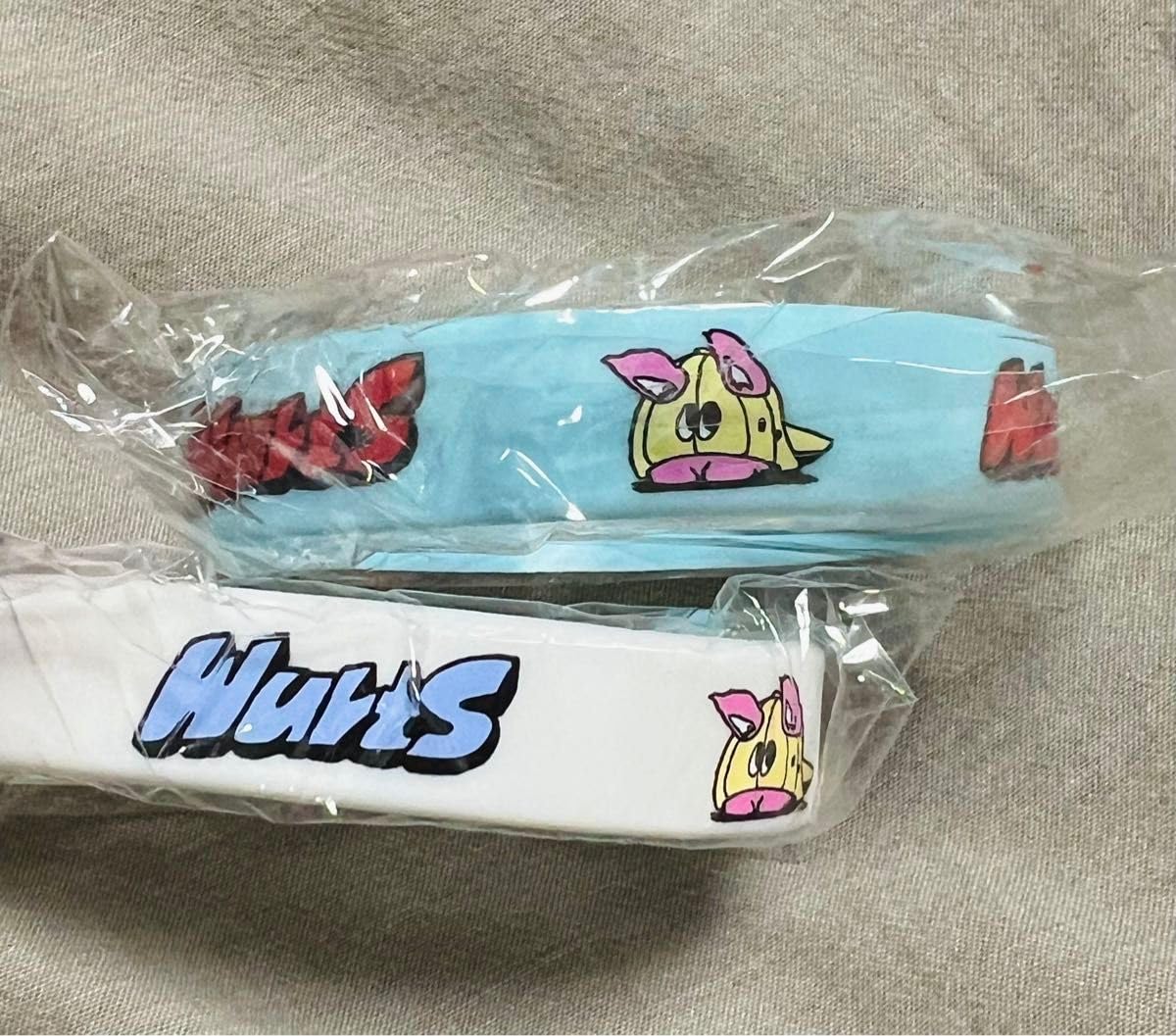 Amazon.co.jp: WurtS ラバーバンド セット ライトブルー ホワイト