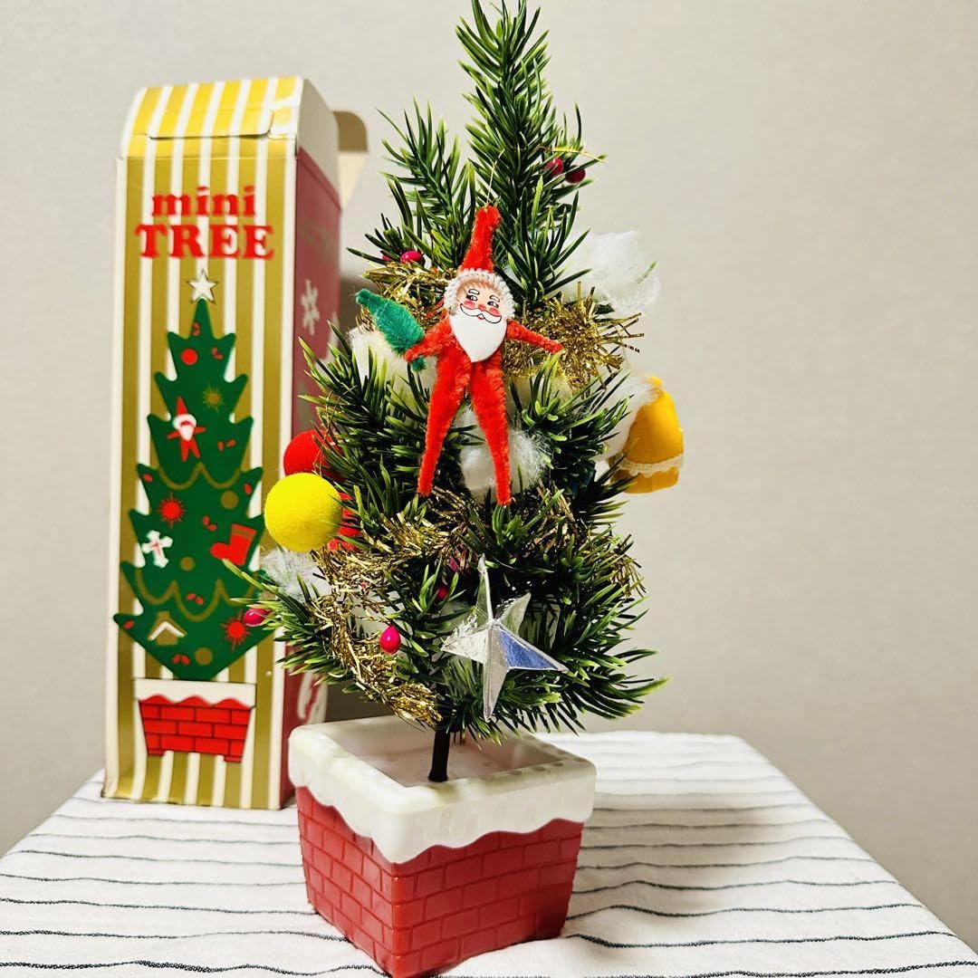 Amazon | 昭和レトロなクリスマスツリー 小 ボールセット | クリスマス