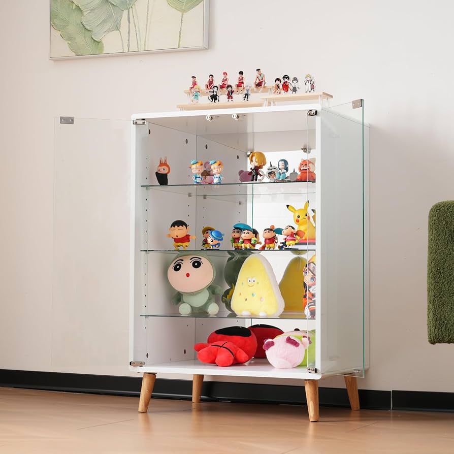 Amazon.co.jp: BTYJLEBE ガラスケース ショーケース【4mm防爆・強化