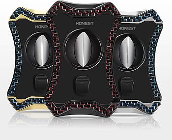 Amazon.co.jp: 高級Vカットシガーカッターメタルスプリングシザーズ