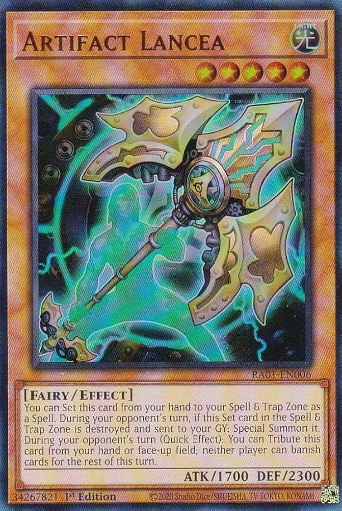 Amazon.co.jp: 遊戯王 RA01-EN006 アーティファクト－ロンギヌス