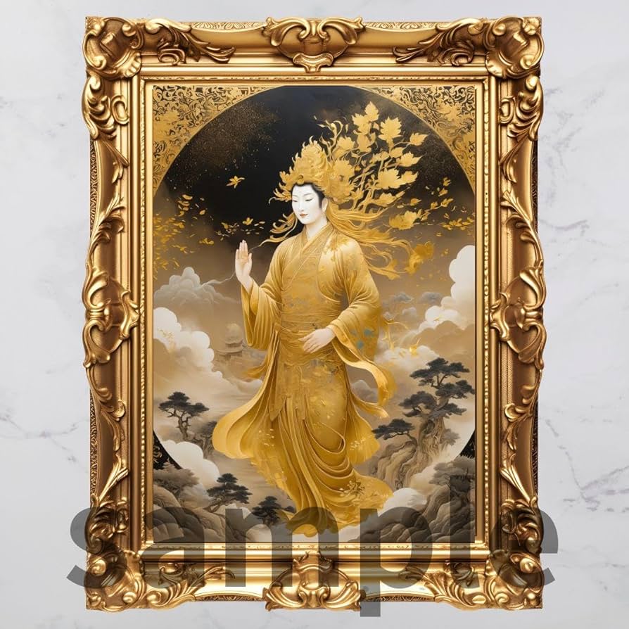 Amazon.co.jp: 金運が上がる絵画 275番開運絵画、風水、幸運アート