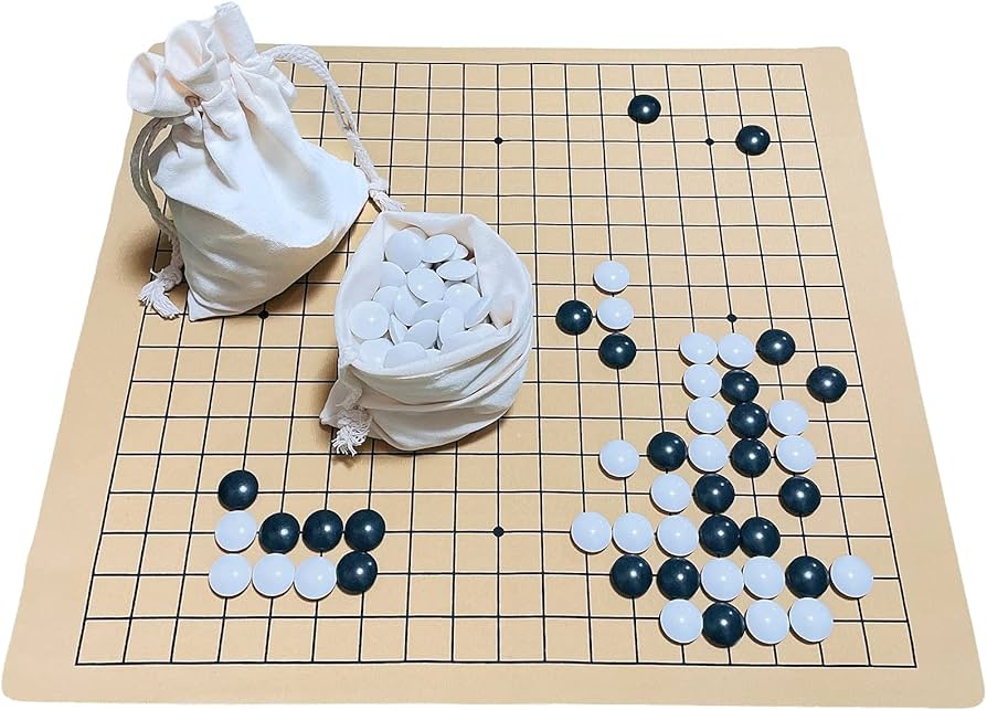 Amazon | 囲碁 セット （ 碁石 囲碁盤 ） 碁石 : 厚み約9.2mm（33号