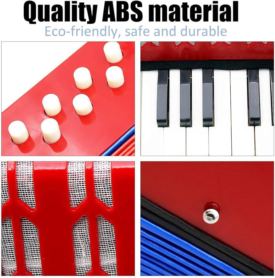 Amazon | アコーディオン、17キー8ベースピアノアコーディオン