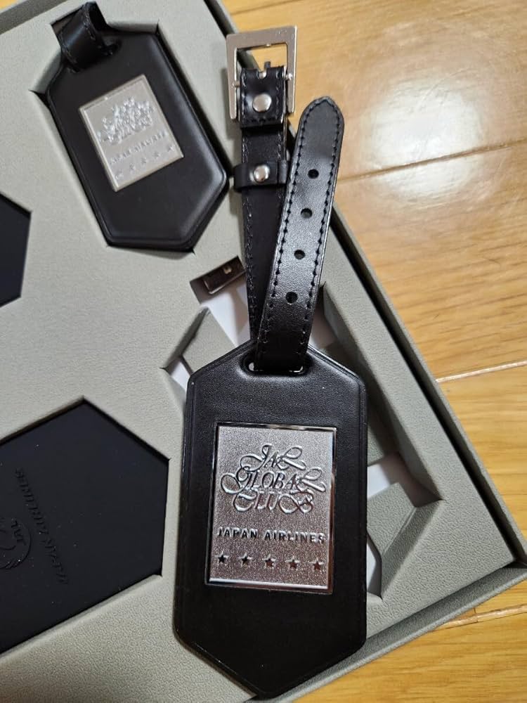 Amazon.co.jp: JAL JGC 搭乗記念ネームタグ 亀タグ 黒亀 五ツ星 最高峰