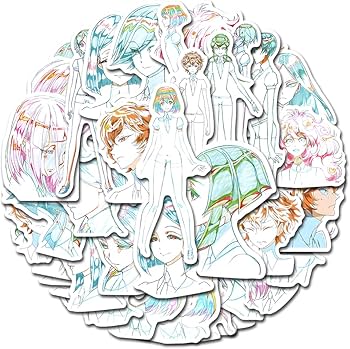 Amazon.co.jp: FANGBEI 宝石の国 ステッカー 96枚 ノートステッカー