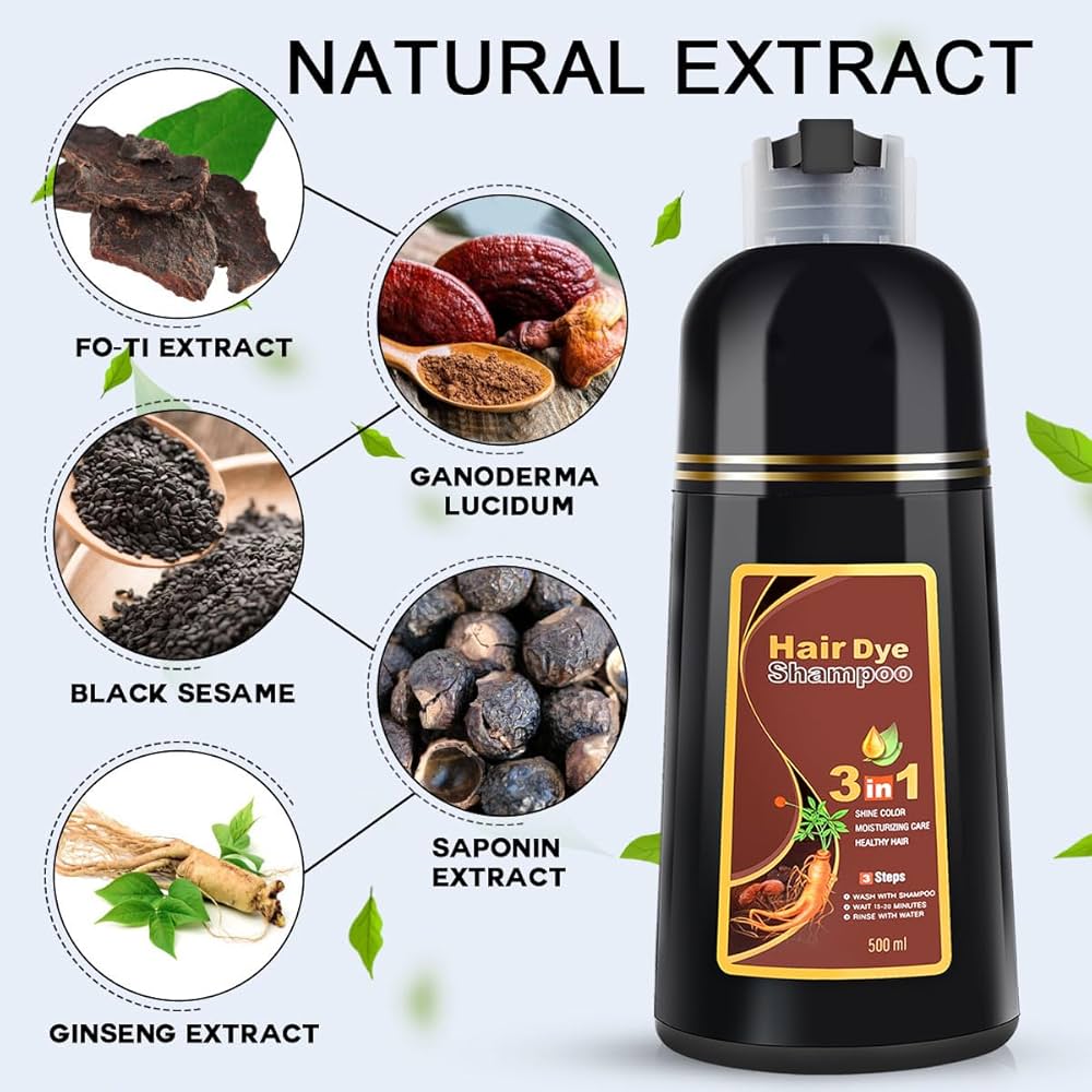 Amazon.com : cosmpro Brown Hair Dye Shampoo for Gray Hair Coverage